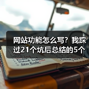 网站功能怎么写？我踩过21个坑后总结的5个核心法则