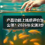 产品功能上线后评价怎么做?2026年实测3步拿下90%好评(图3) 产品功能上线后评价怎么做?2026年实测3步拿下90%好评(图3)