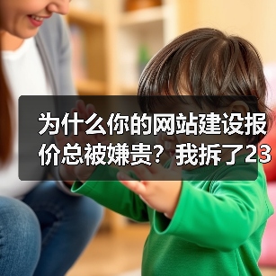 为什么你的网站建设报价总被嫌贵？我拆了237份报价模板，发现真相（图3）
