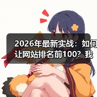 2026年最新实战:如何让网站排名前100?我靠这5招冲进首页(图2) 2026年最新实战:如何让网站排名前100?我靠这5招冲进首页(图2)