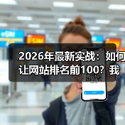 2026年最新实战:如何让网站排名前100?我靠这5招冲进首页(图1) 2026年最新实战:如何让网站排名前100?我靠这5招冲进首页(图1)