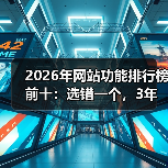 2026年网站功能排行榜前十:选错一个,3年流量白做(图2) 2026年网站功能排行榜前十:选错一个,3年流量白做(图2)