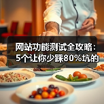 网站功能测试全攻略:5个让你少踩80%坑的实战技巧(图3) 网站功能测试全攻略:5个让你少踩80%坑的实战技巧(图3)