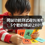 网站功能测试避坑指南：5个致命错误让80%用户流失