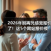 2026年别再凭感觉报价了！这5个网站报价模板帮你多赚37%（图1）
