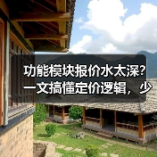 功能模块报价水太深?一文搞懂定价逻辑,少花30%冤枉钱(图1) 功能模块报价水太深?一文搞懂定价逻辑,少花30%冤枉钱(图1)