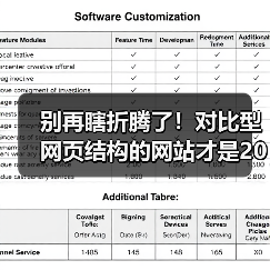 别再瞎折腾了！对比型网页结构的网站才是2026年的流量密码（图1）