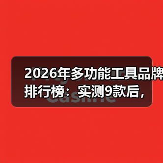 2026年多功能工具品牌排行榜:实测9款后,这3个品牌让我彻底改观(图4) 2026年多功能工具品牌排行榜:实测9款后,这3个品牌让我彻底改观(图4)