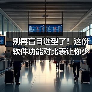 别再盲目选型了！这份软件功能对比表让你少花3个月冤枉钱（图1）