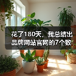 花了180天，我总结出品牌网站官网的7个致命误区（图2）