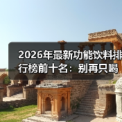 2026年最新功能饮料排行榜前十名：别再只喝红牛了，实测这4款提升87%专注力
