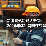 品牌网站功能大升级：2026年你的官网还只是个在线名片吗？