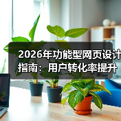 2026年功能型网页设计指南:用户转化率提升287%的底层逻辑(图4) 2026年功能型网页设计指南:用户转化率提升287%的底层逻辑(图4)
