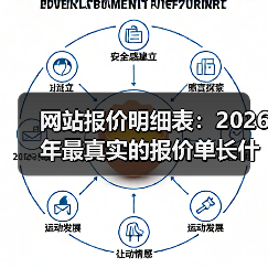 网站报价明细表:2026年最真实的报价单长什么样?(图3) 网站报价明细表:2026年最真实的报价单长什么样?(图3)