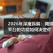 2026年深度拆解：网络平台的功能如何决定你的生意成败？（图2）