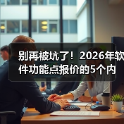 别再被坑了!2026年软件功能点报价的5个内行真相(图2) 别再被坑了!2026年软件功能点报价的5个内行真相(图2)