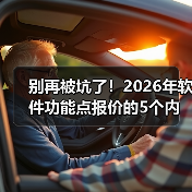 别再被坑了!2026年软件功能点报价的5个内行真相(图3) 别再被坑了!2026年软件功能点报价的5个内行真相(图3)