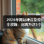 2026年网站建设及报价全攻略：别再为这5个“隐形坑”白花钱